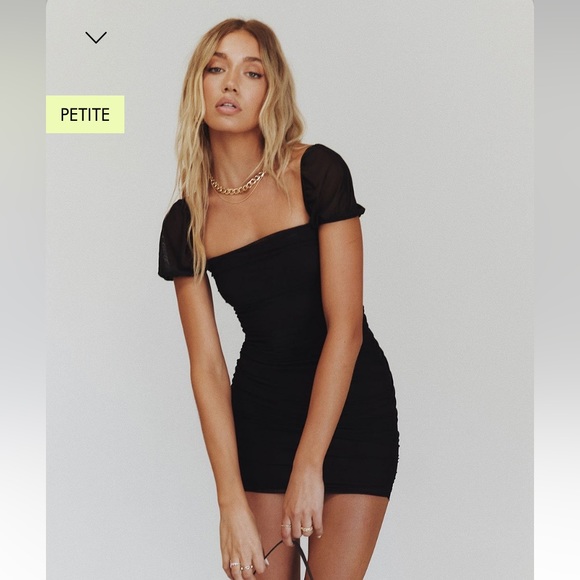 NWT Princess Polly Charvi Black Dress - Picture 3 of 3